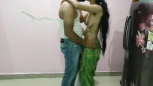 Desi teen gets penetrated from behind in doggy style