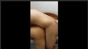 Indian spouse vigorously penetrated in dog position