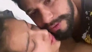 Hardcore sex with beautiful teen girlfriend moaning in pleasure