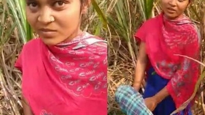 Naughty Desi couple gets caught having sex outdoors