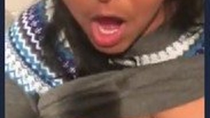 Desi babe gives an amazing blowjob to her boss in the office