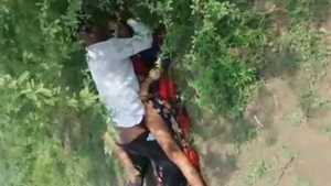 Caught on camera: couple having sex outdoors