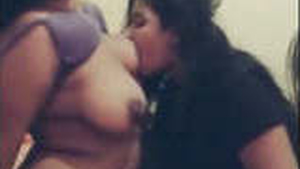 Horny couple indulges in breast and pussy play in updated video