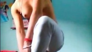 Beautiful Desi girl pleasures herself with her fingers