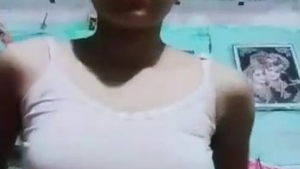 A Bengali woman displays her intimate parts on camera