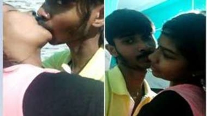 Indian desi girl forces shy man to make out on camera