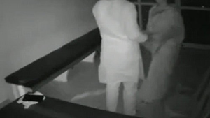 Discovered on surveillance footage