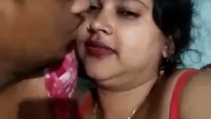 Sensual kissing session with Budi