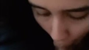 Cute Indian secretary gives a blowjob to her boss