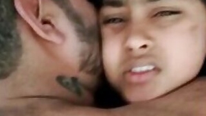 Painful fucking session with a screaming teen whore