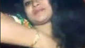 A gorgeous girl shares her beauty over a video chat