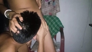 Desi couple enjoys hard love with dildo in pussy