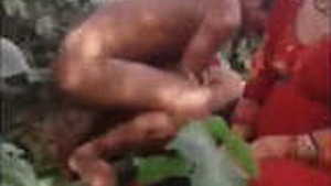 Caught on camera: three people having sex outdoors