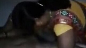 Yellow Saree Bhabi Blow Hard Ride
