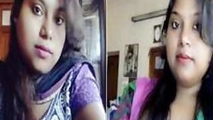 Cameraman films the Desi wife touching nipples before amateur sex