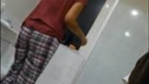 Naked Indian girl in the bathroom