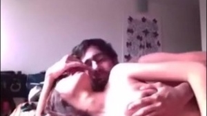 Masturbating Indian teen gets fucked in homemade video