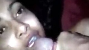 Indian call girl waiting to drink cum of customer