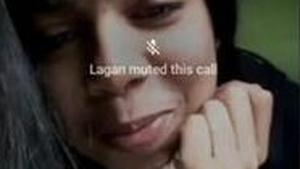 Indian babe flaunts her naked body in a live video chat