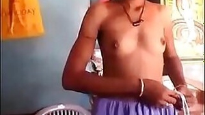 Sexy Marwadi Teen Stripping Her Saree
