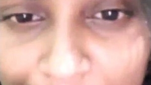 A South Asian woman masturbates for her partner's enjoyment