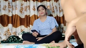 Bengali couple caught on camera having rough sex