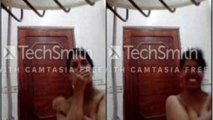 A stunning Indian girl films her XXX assets in a secret bathroom video