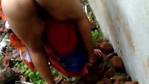 Big Ass Indian Milf getting Fucked By Driver In Forest Risky Public Sex