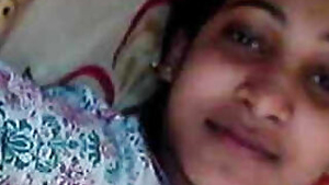 Indian desi girl get punish with big eyes exposes her hairy pussy in sex video