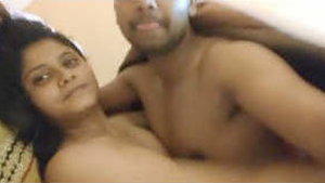 Indian beauty and black lover merge for passionate sex in two video clips
