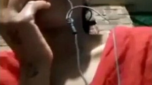Indian aunt flaunts her boyfriend on camera