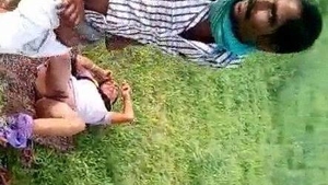Local dehati man caught in the wild having sex in open field