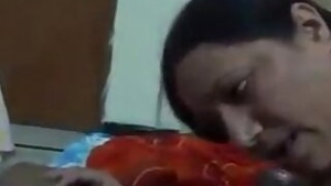 Desi Aunty Sucking on a cock punjabi indian xxx video