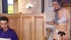 Grandmother Fucks Son And His Grandson