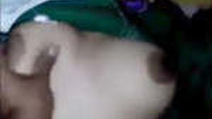 Busty Indian girl in action