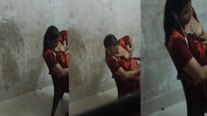 Indian wife flaunts her big boobs in a phone sex chat