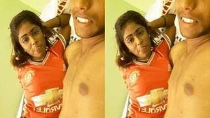 Tamil girlfriend gives a blowjob and gets fucked in HD video