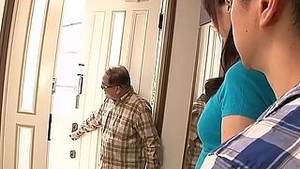 Unnoticed Asian girl with a cowardly face in a steamy video