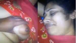Desi bangla sister's boobs squeezed and fucked hard
