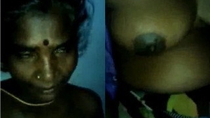 Desi mama gives husband a breast massage