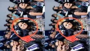 Naughty Indian babe gets a blowjob and fucked in the office