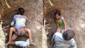 Desi couple enjoys street sex in public