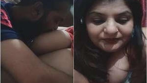 Hot Indian bhabhi gets a blowjob and fucked on camera