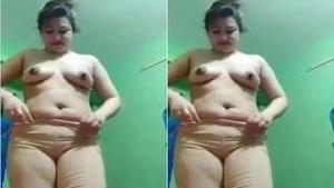 Bangla wife strips and flaunts her body on camera