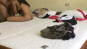 Tamil babe gives a hot blowjob in a VDO