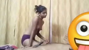 Watch a beautiful Indian girl give a blowjob and have sex