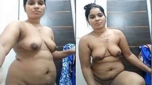 Watch a hot Bhabhi strip and flaunt her curvy body