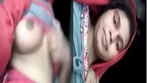Cute Bangladeshi girl flaunts her breasts and private parts