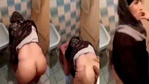Pakistani bhabhi gets pounded doggystyle in the bathroom