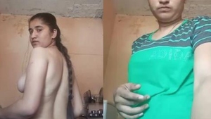 Indian woman films herself for boyfriend, revealing her breasts